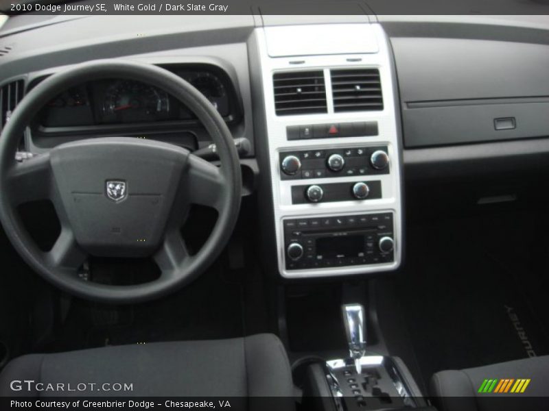 White Gold / Dark Slate Gray 2010 Dodge Journey SE