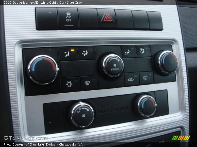 White Gold / Dark Slate Gray 2010 Dodge Journey SE