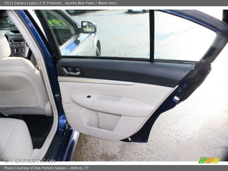 Azurite Blue Pearl / Warm Ivory 2011 Subaru Legacy 2.5i Premium