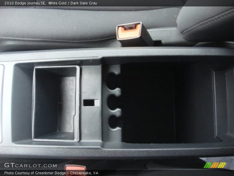 White Gold / Dark Slate Gray 2010 Dodge Journey SE