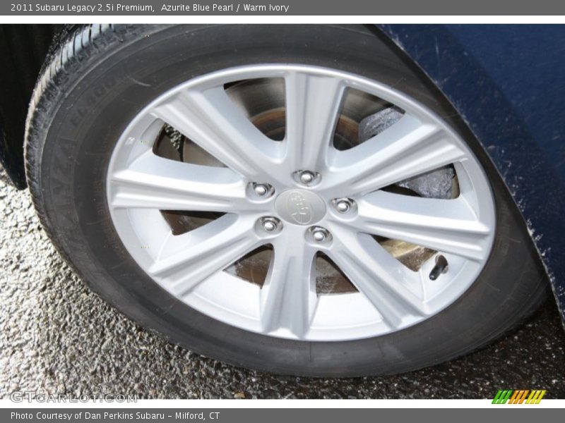 Azurite Blue Pearl / Warm Ivory 2011 Subaru Legacy 2.5i Premium
