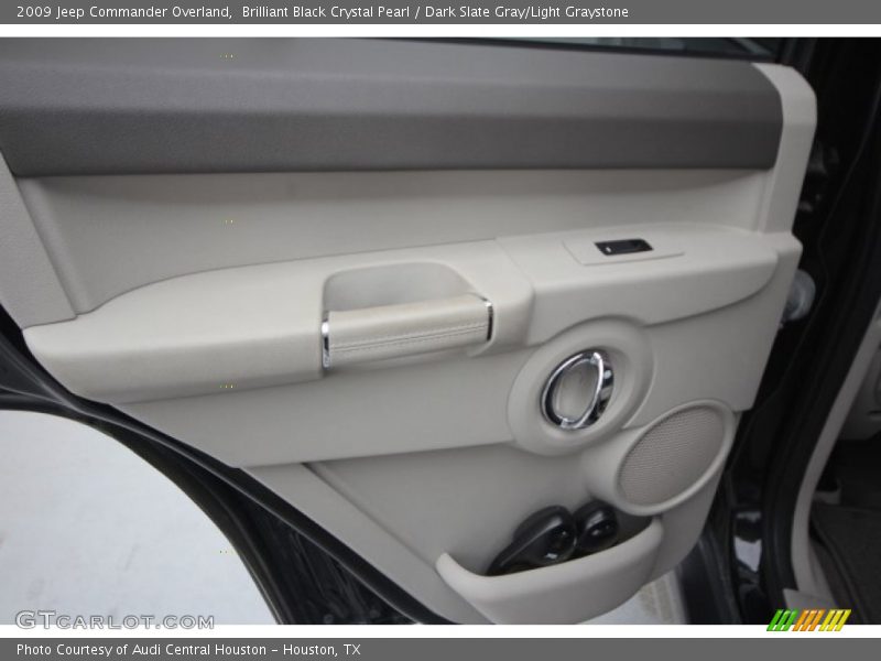 Brilliant Black Crystal Pearl / Dark Slate Gray/Light Graystone 2009 Jeep Commander Overland