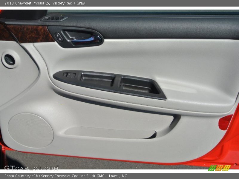Victory Red / Gray 2013 Chevrolet Impala LS