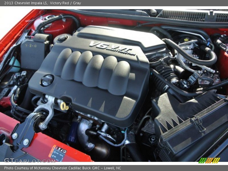 Victory Red / Gray 2013 Chevrolet Impala LS