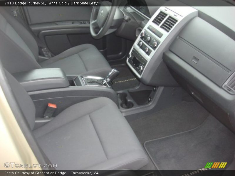White Gold / Dark Slate Gray 2010 Dodge Journey SE