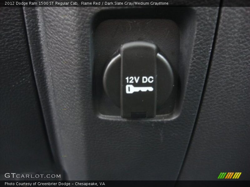 Flame Red / Dark Slate Gray/Medium Graystone 2012 Dodge Ram 1500 ST Regular Cab