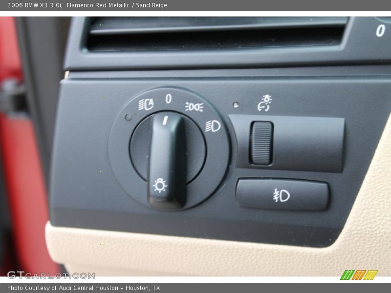 Flamenco Red Metallic / Sand Beige 2006 BMW X3 3.0i