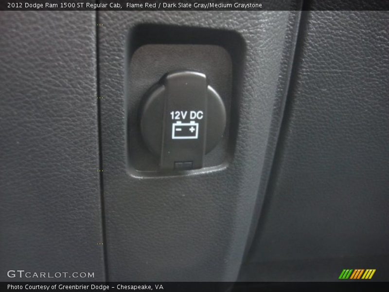 Flame Red / Dark Slate Gray/Medium Graystone 2012 Dodge Ram 1500 ST Regular Cab