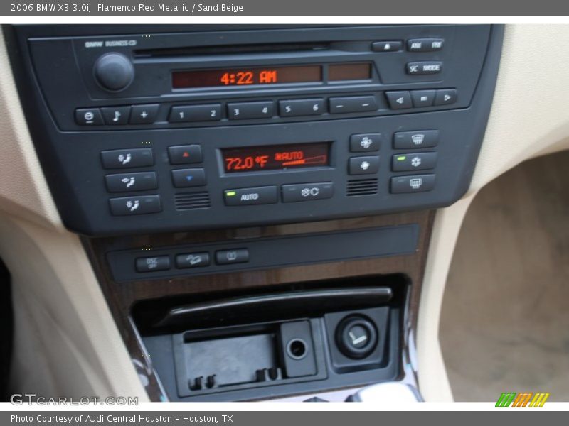 Flamenco Red Metallic / Sand Beige 2006 BMW X3 3.0i
