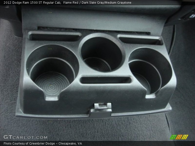 Flame Red / Dark Slate Gray/Medium Graystone 2012 Dodge Ram 1500 ST Regular Cab