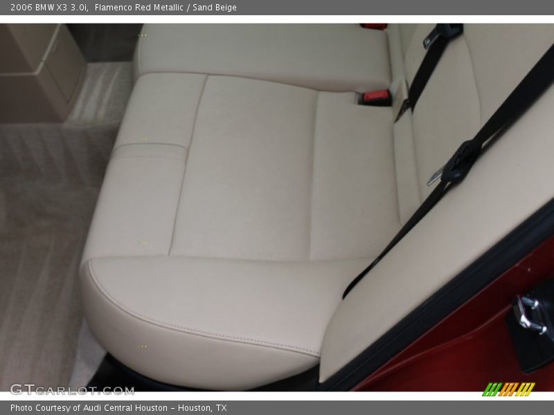 Flamenco Red Metallic / Sand Beige 2006 BMW X3 3.0i