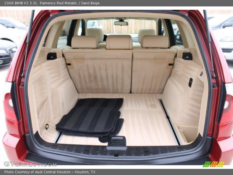Flamenco Red Metallic / Sand Beige 2006 BMW X3 3.0i