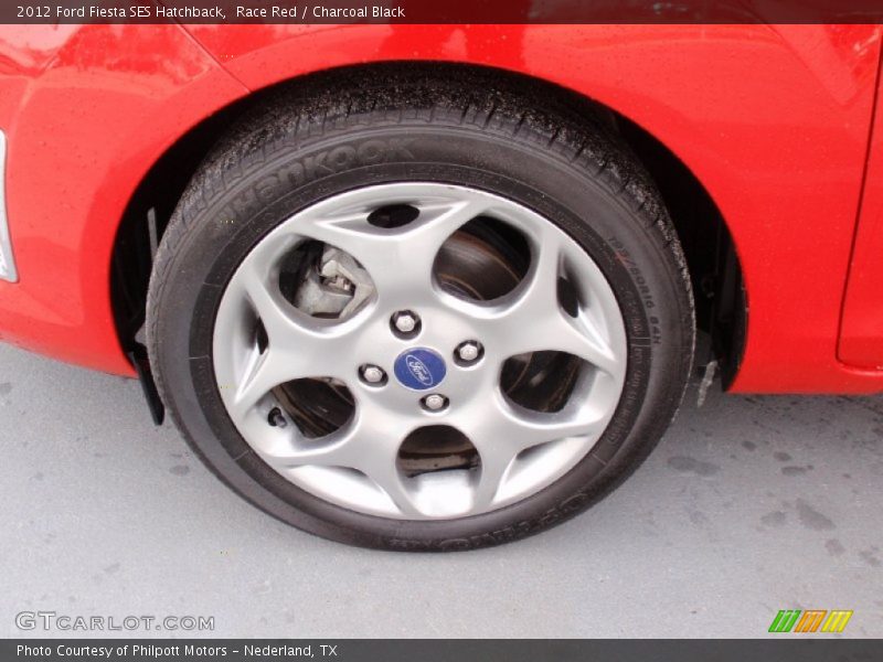 Race Red / Charcoal Black 2012 Ford Fiesta SES Hatchback