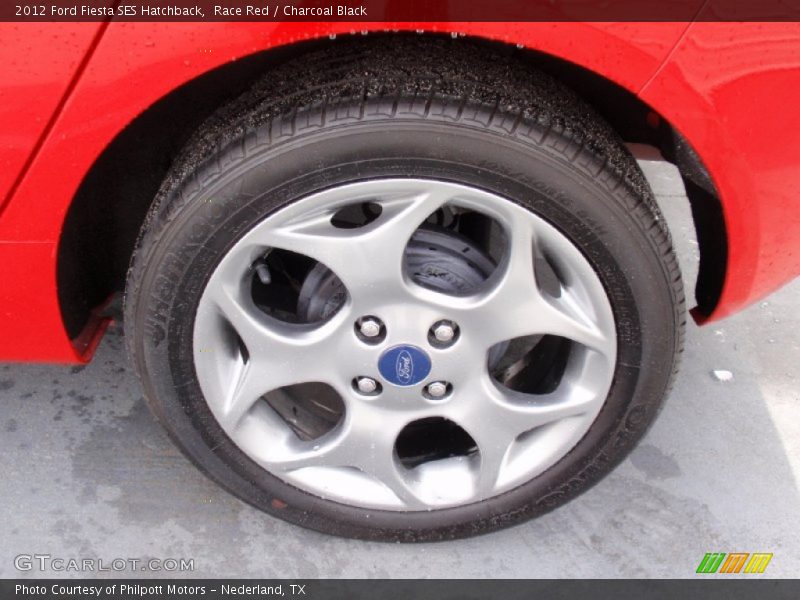 Race Red / Charcoal Black 2012 Ford Fiesta SES Hatchback