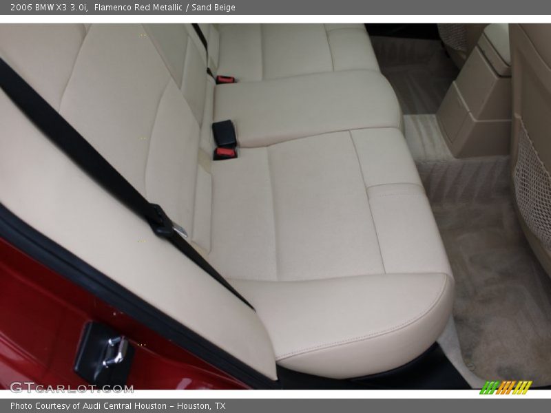 Flamenco Red Metallic / Sand Beige 2006 BMW X3 3.0i