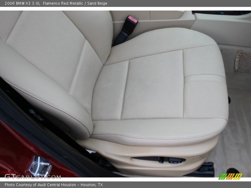 Flamenco Red Metallic / Sand Beige 2006 BMW X3 3.0i