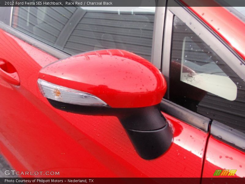 Race Red / Charcoal Black 2012 Ford Fiesta SES Hatchback