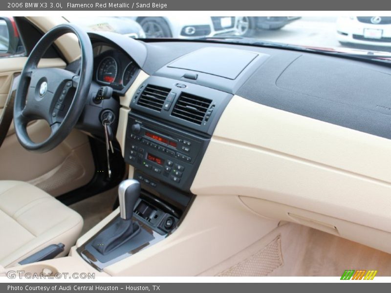 Flamenco Red Metallic / Sand Beige 2006 BMW X3 3.0i