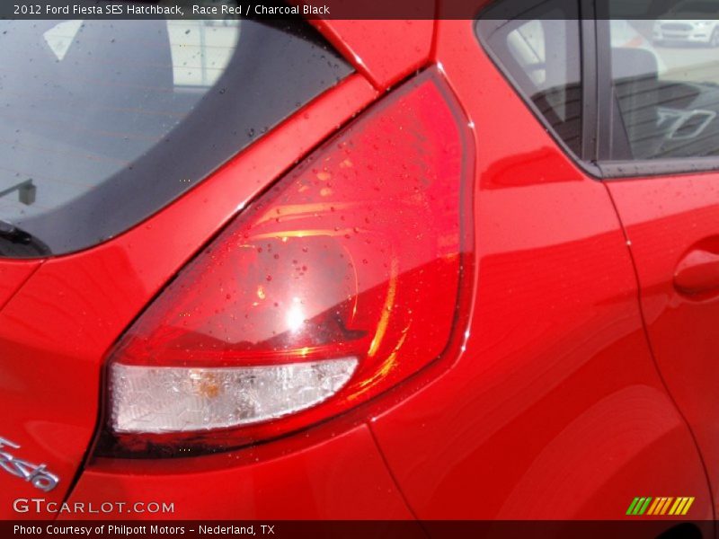 Race Red / Charcoal Black 2012 Ford Fiesta SES Hatchback