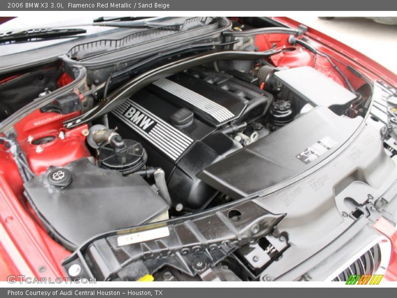 Flamenco Red Metallic / Sand Beige 2006 BMW X3 3.0i
