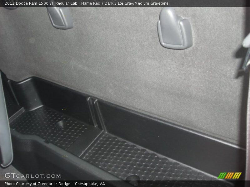 Flame Red / Dark Slate Gray/Medium Graystone 2012 Dodge Ram 1500 ST Regular Cab