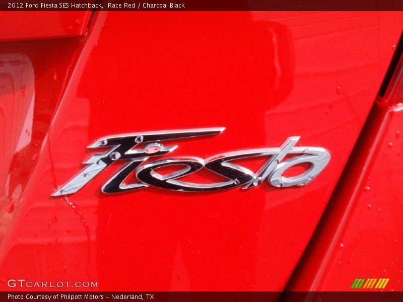Race Red / Charcoal Black 2012 Ford Fiesta SES Hatchback