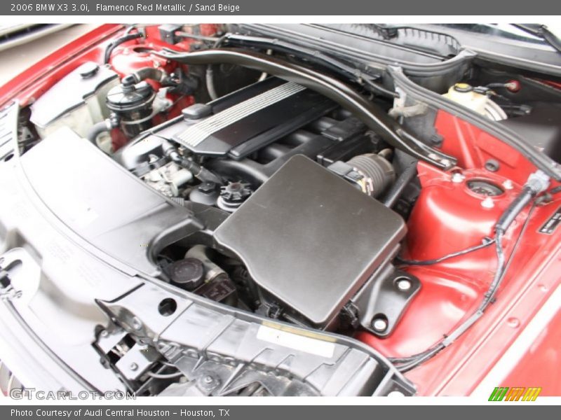 Flamenco Red Metallic / Sand Beige 2006 BMW X3 3.0i