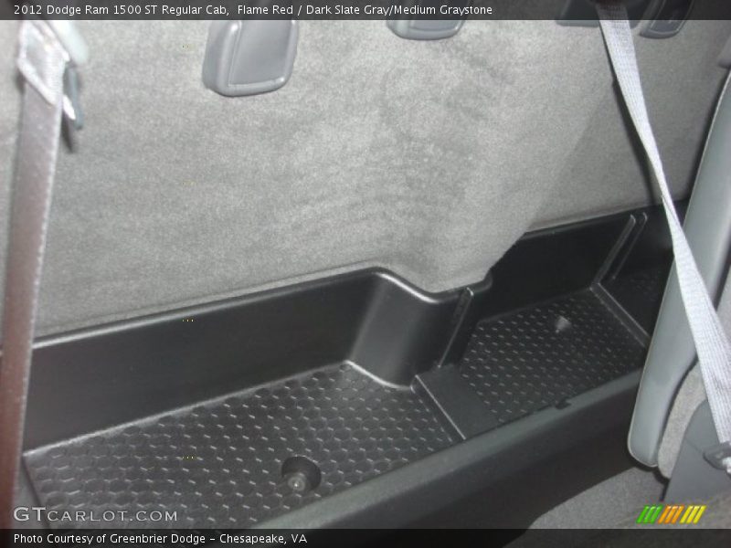 Flame Red / Dark Slate Gray/Medium Graystone 2012 Dodge Ram 1500 ST Regular Cab
