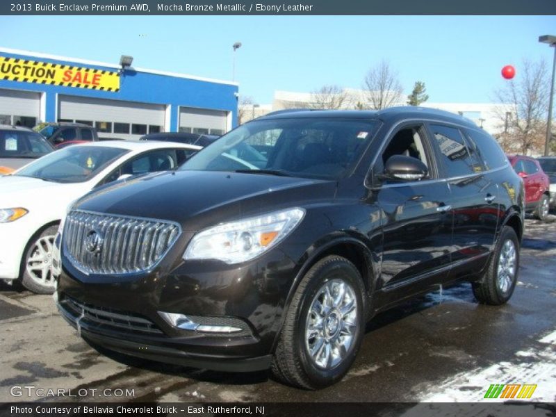 Mocha Bronze Metallic / Ebony Leather 2013 Buick Enclave Premium AWD