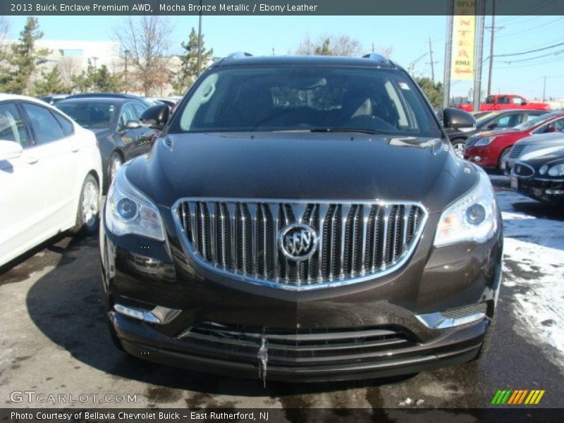 Mocha Bronze Metallic / Ebony Leather 2013 Buick Enclave Premium AWD