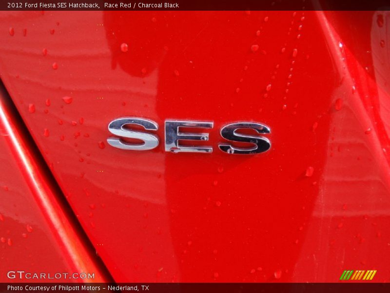 Race Red / Charcoal Black 2012 Ford Fiesta SES Hatchback