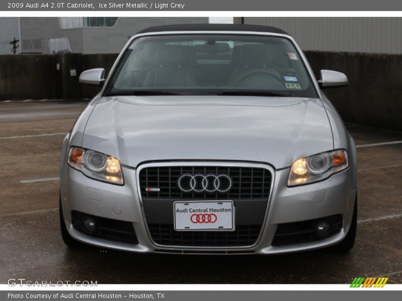 Ice Silver Metallic / Light Grey 2009 Audi A4 2.0T Cabriolet