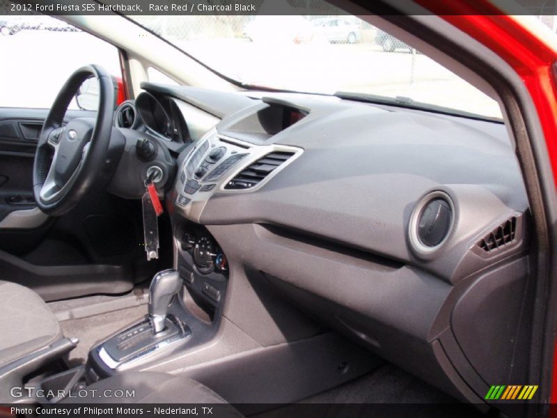 Race Red / Charcoal Black 2012 Ford Fiesta SES Hatchback