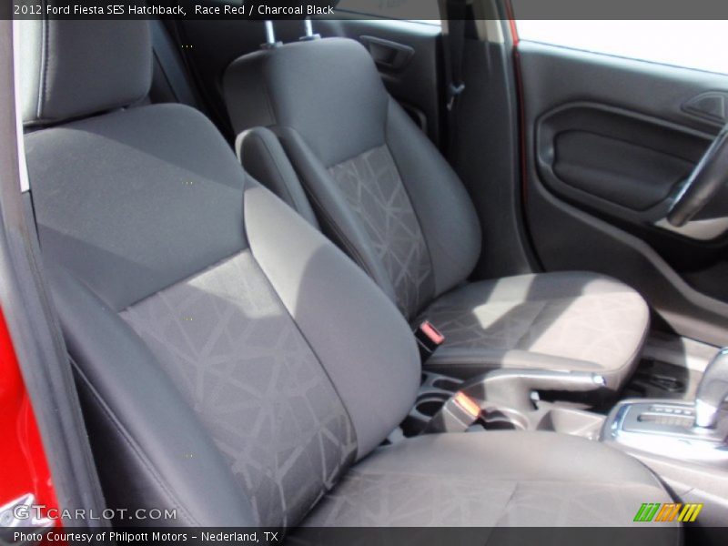 Race Red / Charcoal Black 2012 Ford Fiesta SES Hatchback