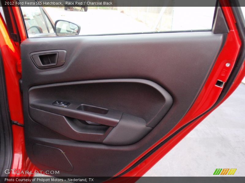 Race Red / Charcoal Black 2012 Ford Fiesta SES Hatchback