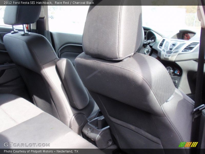 Race Red / Charcoal Black 2012 Ford Fiesta SES Hatchback