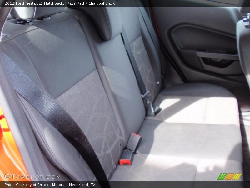 Race Red / Charcoal Black 2012 Ford Fiesta SES Hatchback