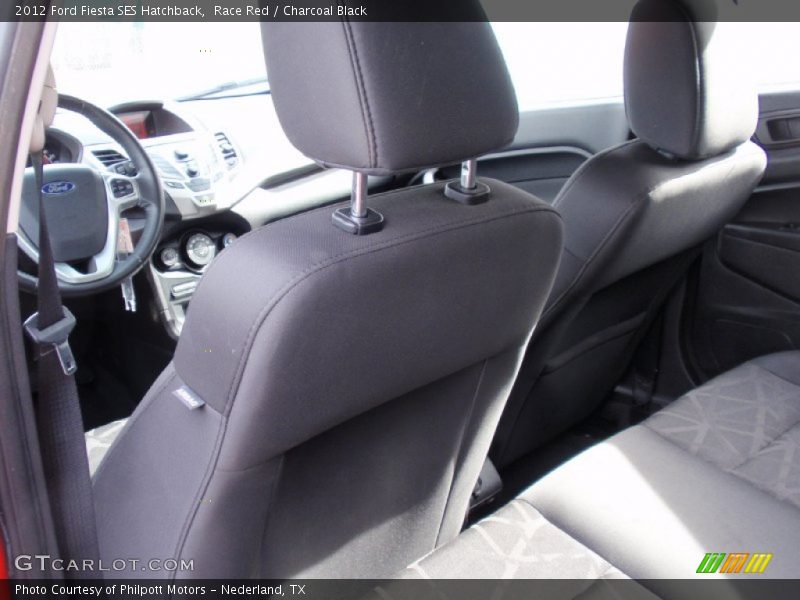 Race Red / Charcoal Black 2012 Ford Fiesta SES Hatchback