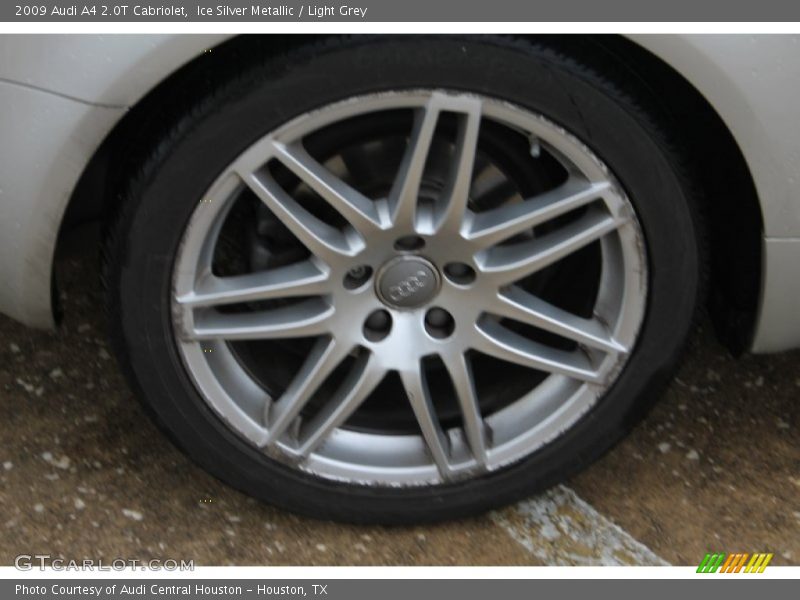 Ice Silver Metallic / Light Grey 2009 Audi A4 2.0T Cabriolet