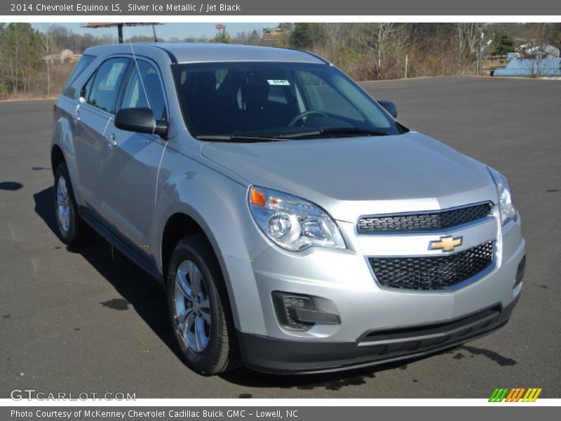 Silver Ice Metallic / Jet Black 2014 Chevrolet Equinox LS