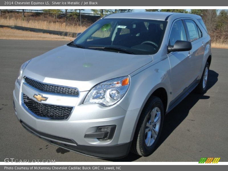 Silver Ice Metallic / Jet Black 2014 Chevrolet Equinox LS