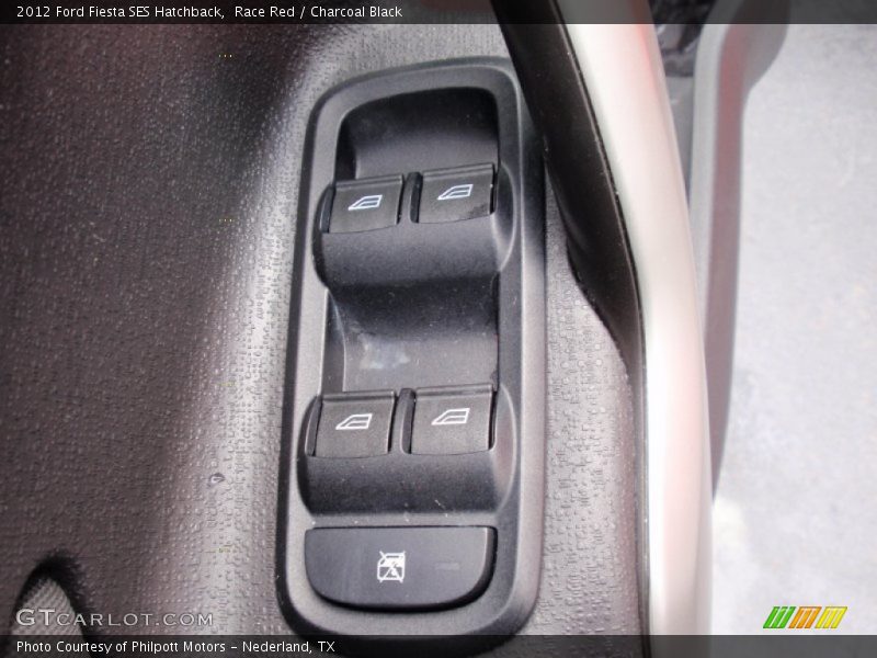 Race Red / Charcoal Black 2012 Ford Fiesta SES Hatchback