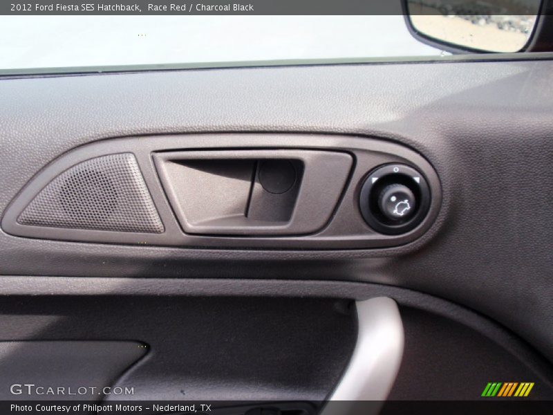 Race Red / Charcoal Black 2012 Ford Fiesta SES Hatchback