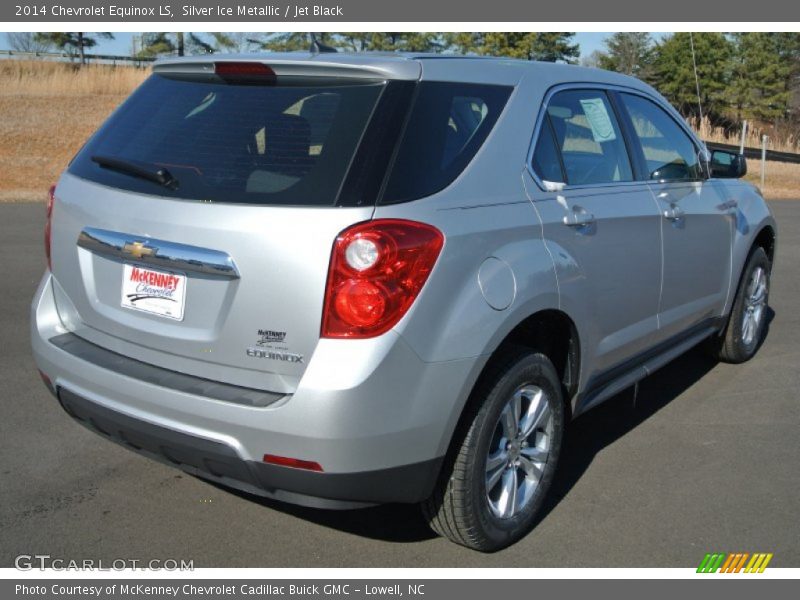 Silver Ice Metallic / Jet Black 2014 Chevrolet Equinox LS