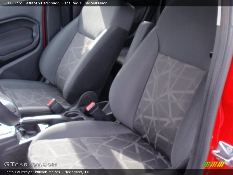 Race Red / Charcoal Black 2012 Ford Fiesta SES Hatchback