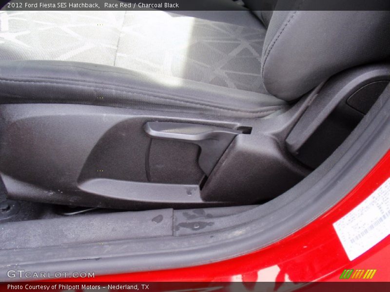 Race Red / Charcoal Black 2012 Ford Fiesta SES Hatchback