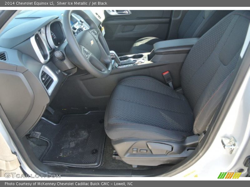 Silver Ice Metallic / Jet Black 2014 Chevrolet Equinox LS