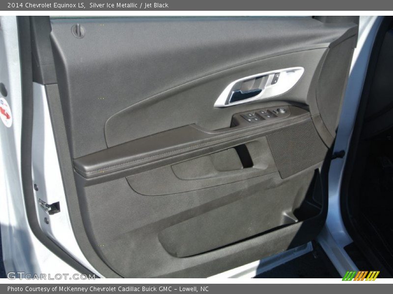 Silver Ice Metallic / Jet Black 2014 Chevrolet Equinox LS