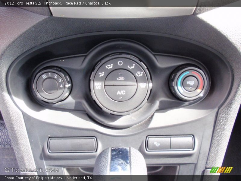 Race Red / Charcoal Black 2012 Ford Fiesta SES Hatchback