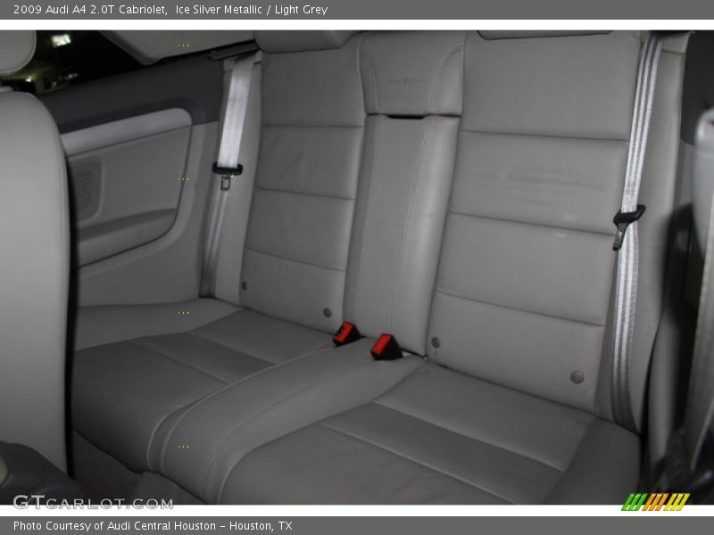 Ice Silver Metallic / Light Grey 2009 Audi A4 2.0T Cabriolet